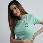 Cool Printed Round Neck Women TShirts