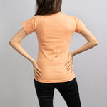 Women Round NeckLove To Shine Cotton T-Shirt