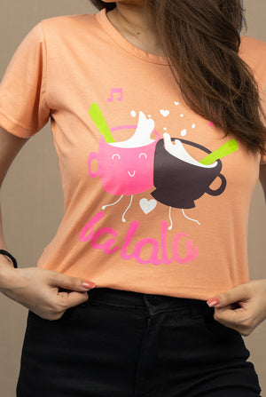 Coffee Print T-Shirt Miska